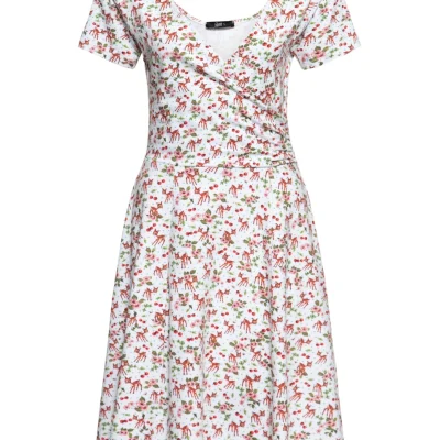 Retromekko Queen Kerosin Swing Dress in Wrap Look