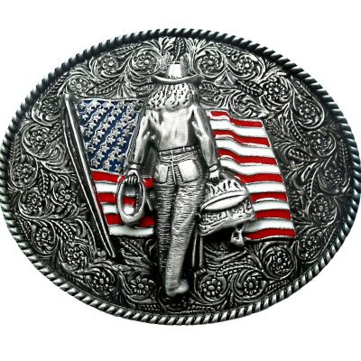 Vyönsolki USA-lippu Cowgirl