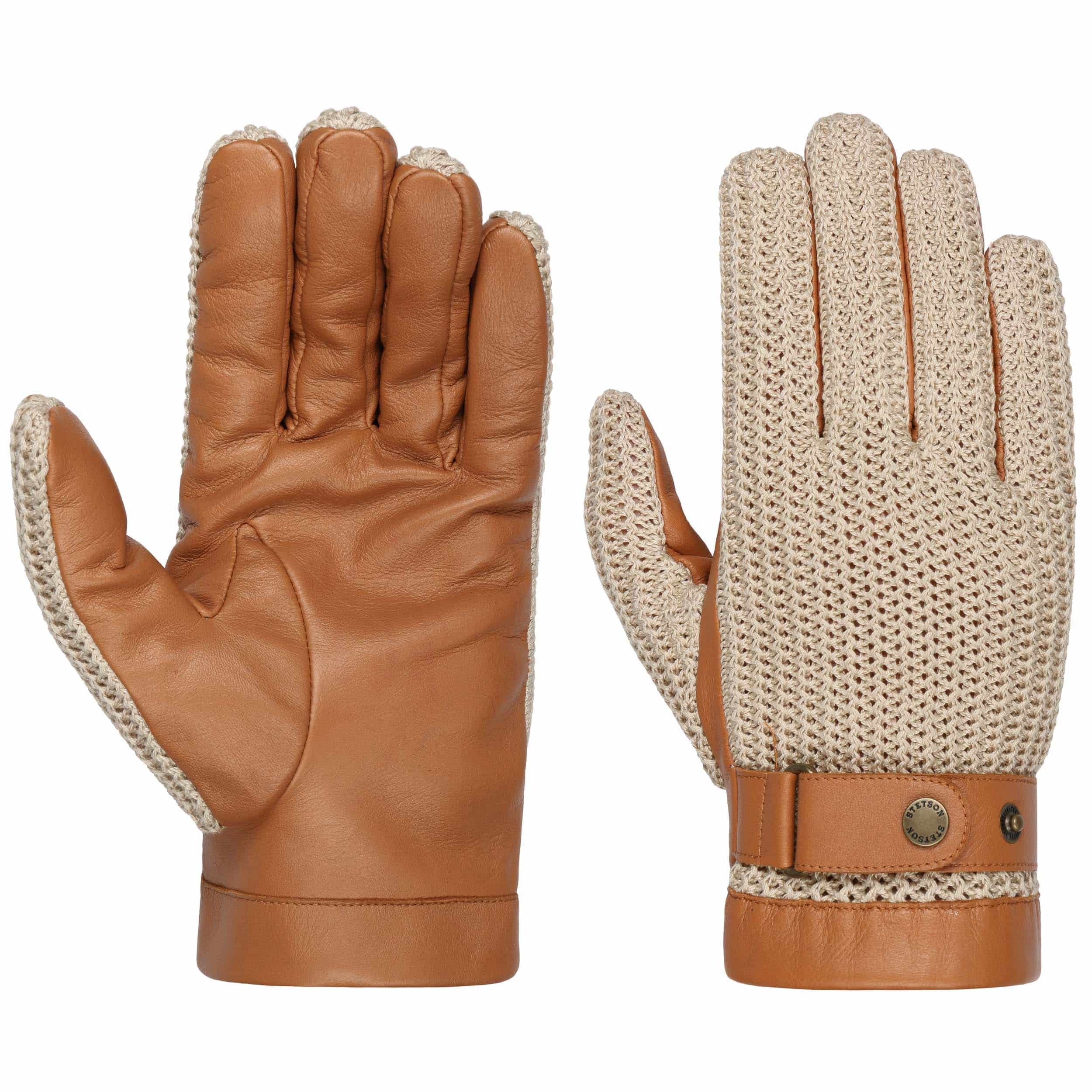 Käsineet Stetson Gloves Sheep Nappa & Knit
