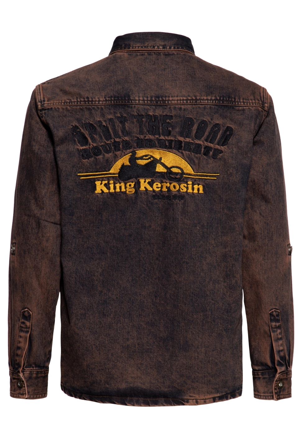 King Kerosin Workwear Shirt Split The Road paita