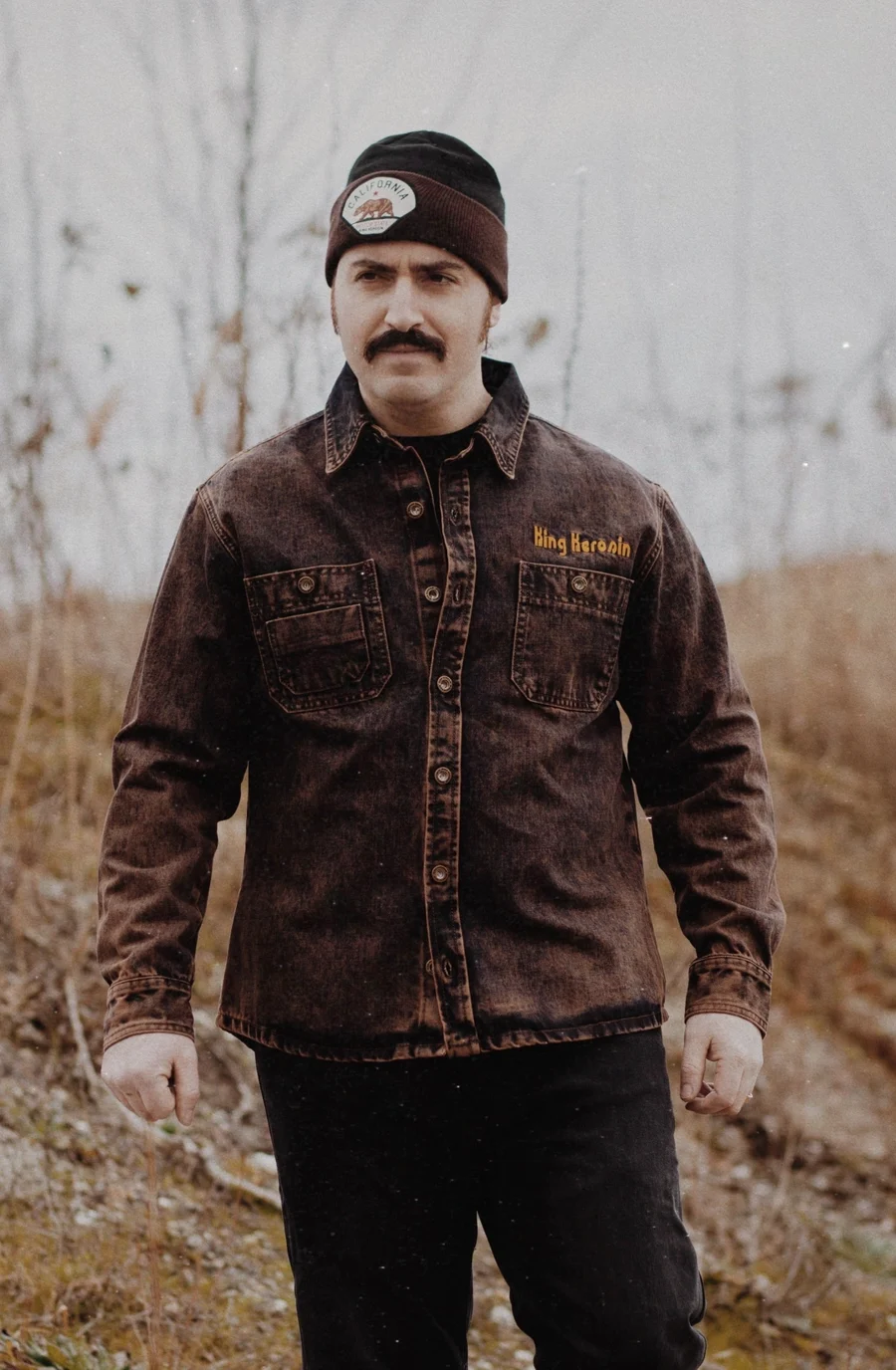 King Kerosin Workwear Shirt Split The Road paita