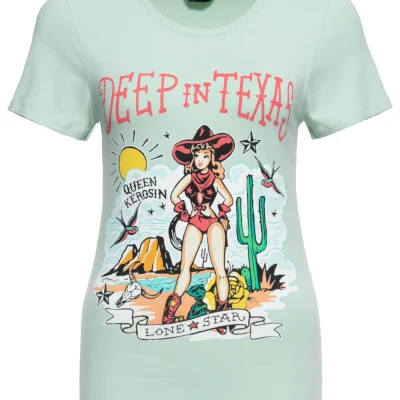 Queen Kerosin T-Shirt Deep in Texas T-paita