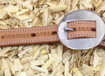 Kannusremmit Cattleman's Spurstraps Basket Tooling