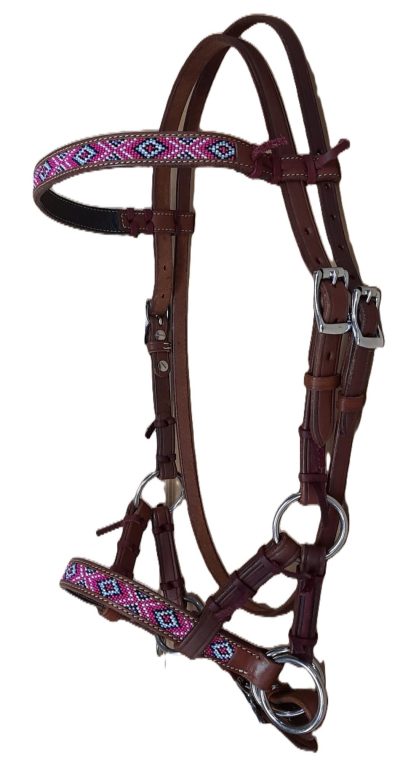 Sidepull XXL GVR Pink Beads