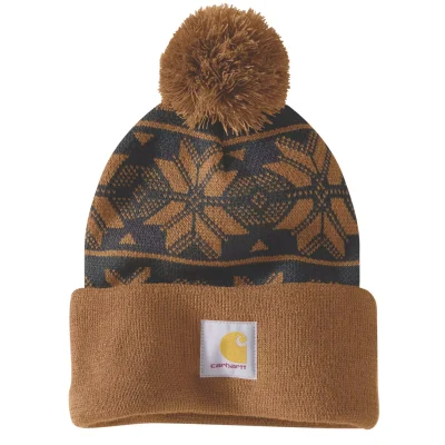 Pipo Carhartt Knit Pom Jacquard Beanie