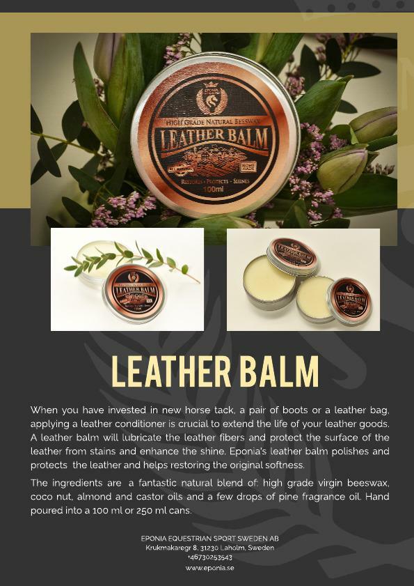 Eponia Leather Balm All Natural 100ml