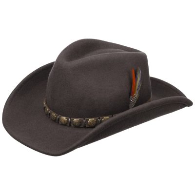 Hattu Stetson Hackberry Western Hat