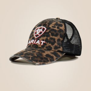 Cap Ariat Women's Embossed Logo Cheetah Print lippalakki