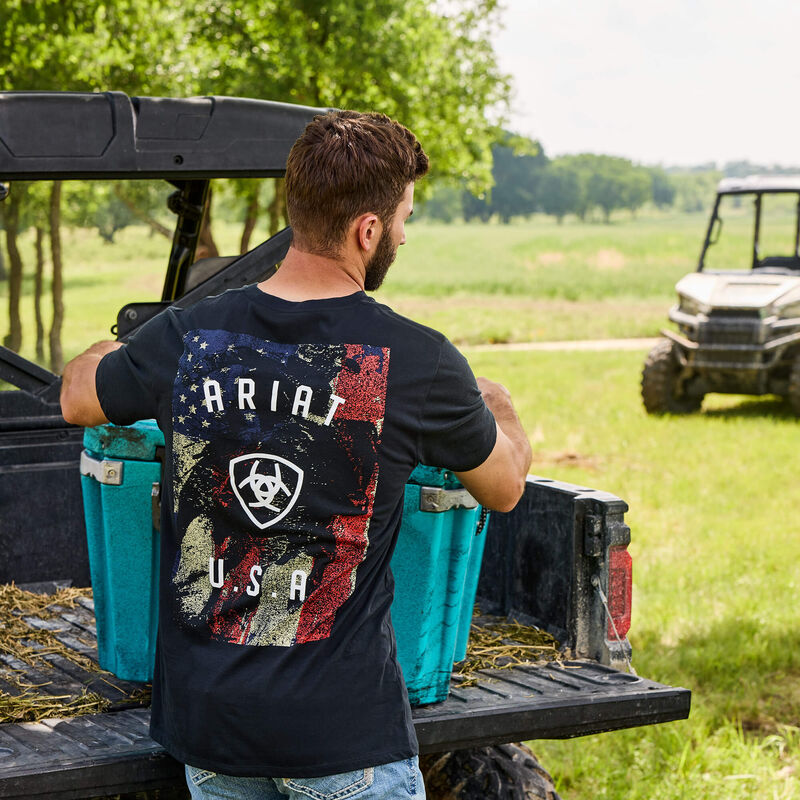 Ariat Men's T-Shirt Faded Bull T-paita