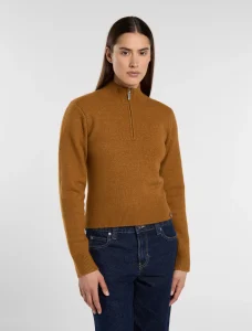 Dickies Women’s Ruston Quarter Zip Sweater neulepaita