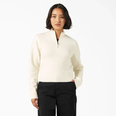 Dickies Women’s Ruston Quarter Zip Sweater neulepaita