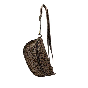 Laukku Louisa Lee Suede Dion Leather Fanny Pack Leopard