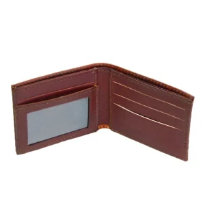 Lompakko Route66 Brown Genuine Leather Bifold Wallet