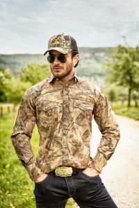 Yellowstone Men's Shirt Ride for the Brand Camo westernpaita