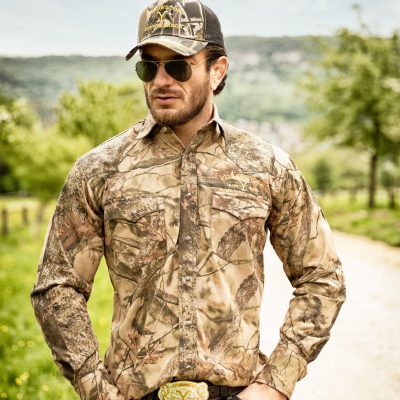 Yellowstone Men's Shirt Ride for the Brand Camo westernpaita