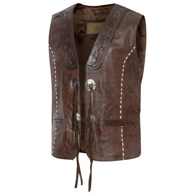 Stars & Stripes nahkaliivi Men’s Vest Alamo