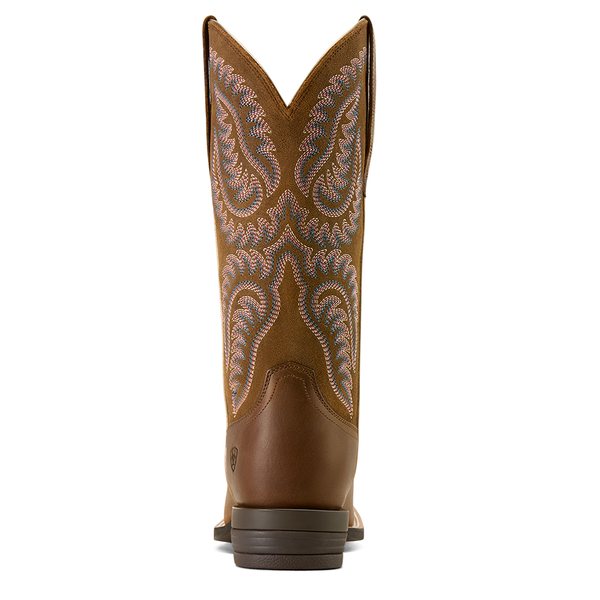 Ariat Women’s Cattle Caite Stretchfit Western Boot, Distressed Brown